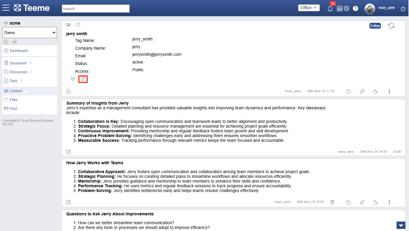 contact Feature 4