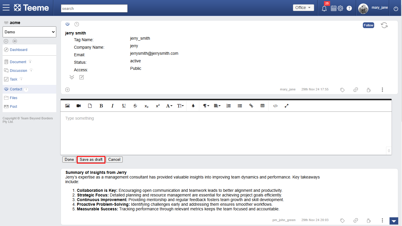 contact Feature 7