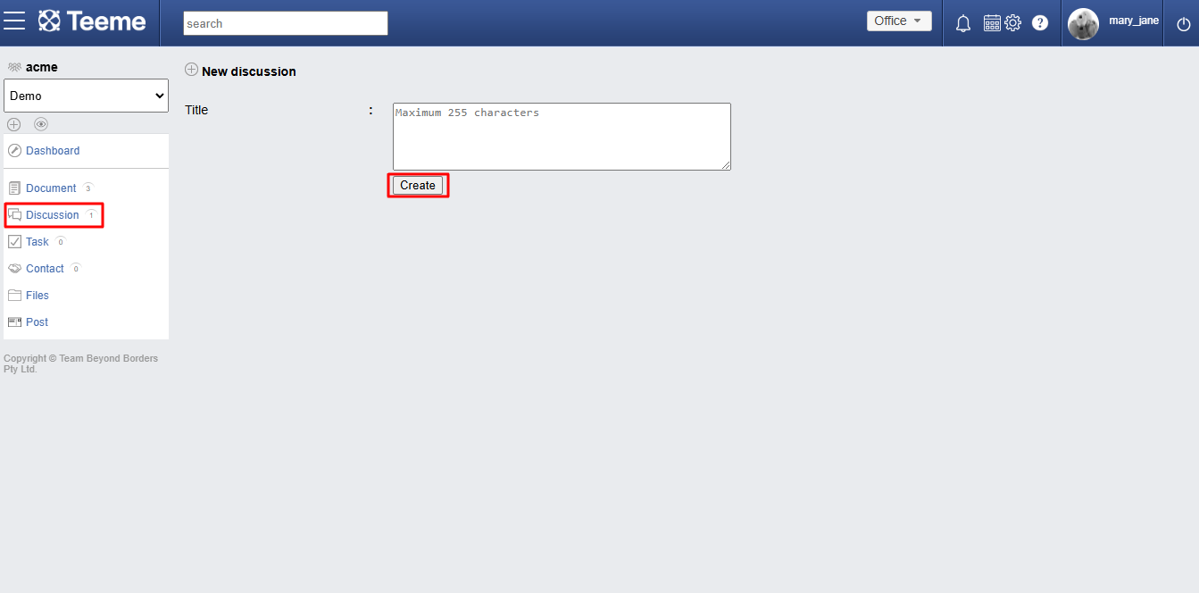 Discussion Feature 1